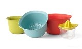 Accessoires cuisine : le kit coloré et emboitable de Brabantia