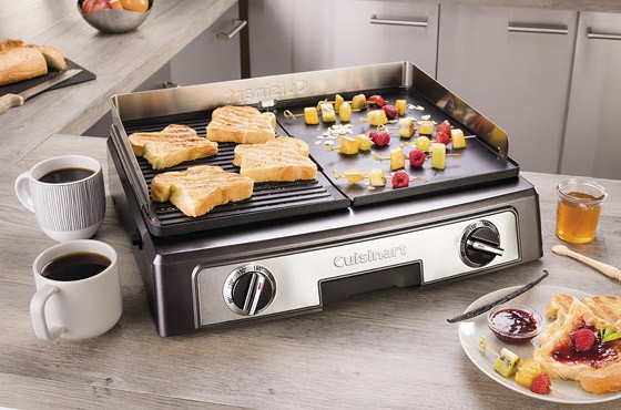 Plancha barbecue Power : la cuisson double selon Cuisinart