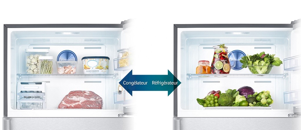 Samsung Twin Cooling Convertible : transforme le congélateur en réfrigérateur