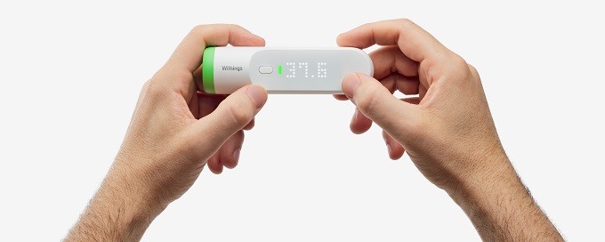 Withings Thermo : comment prendre la  fièvre de front