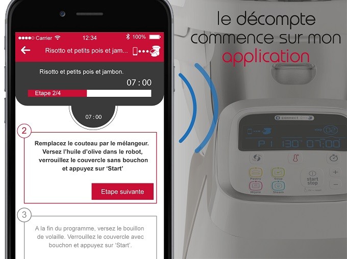 Moulinex i-companion : une version connectée pour cuisiner l'esprit léger !