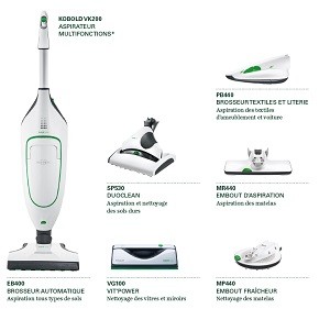 Vorwerk Kobold VK200 : il aspire, ou lave, ou les deux, c’est comme vous voulez en fait !