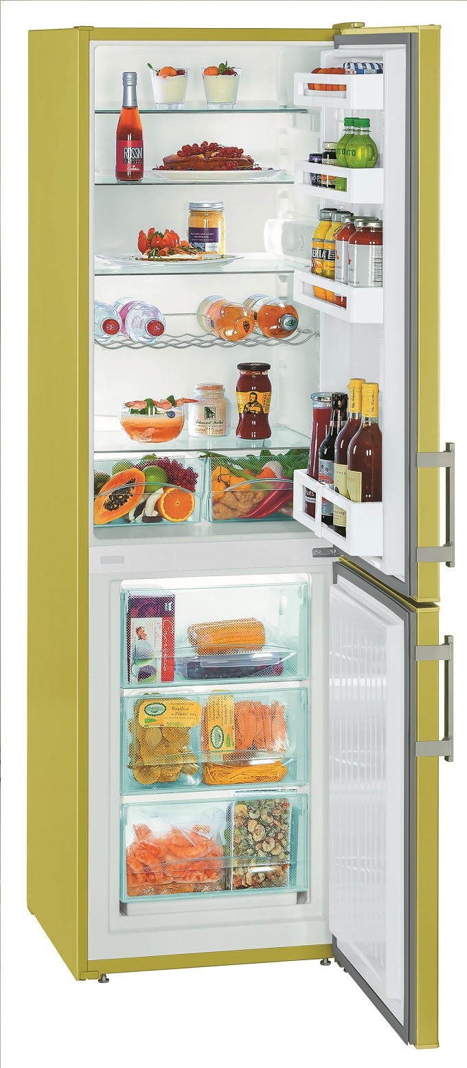 Colourline,  les réfrigérateurs combinés colorés et compacts de Liebherr
