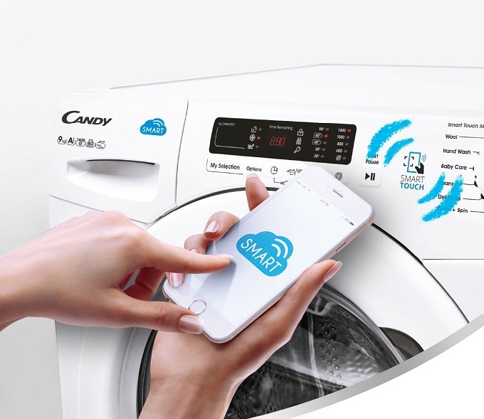 Candy Smart Touch, ne soyez plus seuls face à votre lave-linge