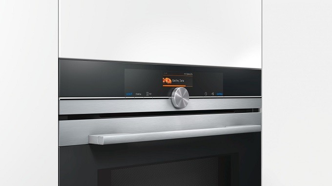 Siemens  iQ700  Home Connect, un four connecté et  combiné avec micro-ondes