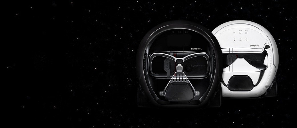 Samsung VR7000 Star Wars, le robot qui aspire comme un POWERbot et expire comme Dark Vador