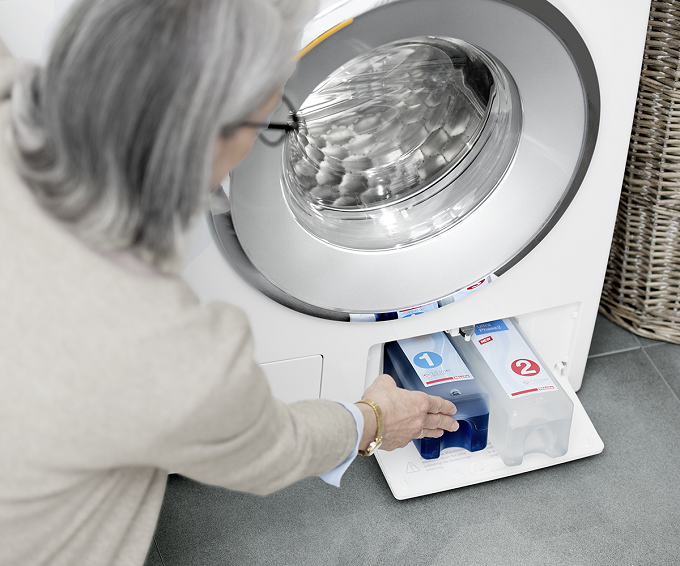 Lave-linge Miele WKR 571 WPS, toujours la bonne dose