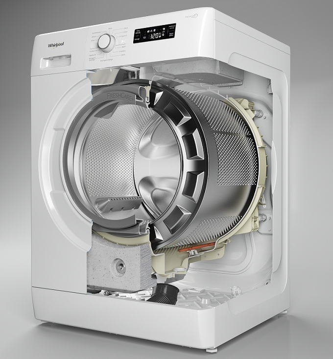 Whirlpool FreshCare+, votre  linge reste frais une fois le cycle terminé !