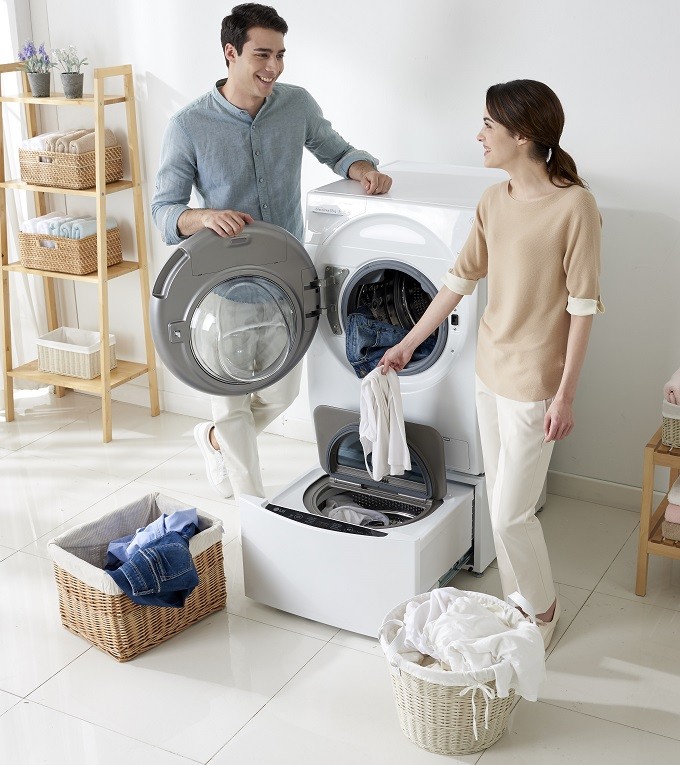 Lave-linge portable TG23 - Lave-linge séchant avec lave-linge et tambour  rotatif 