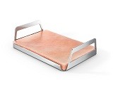 La pierre de sel de l'Himalaya servie sur un plateau par Electrolux