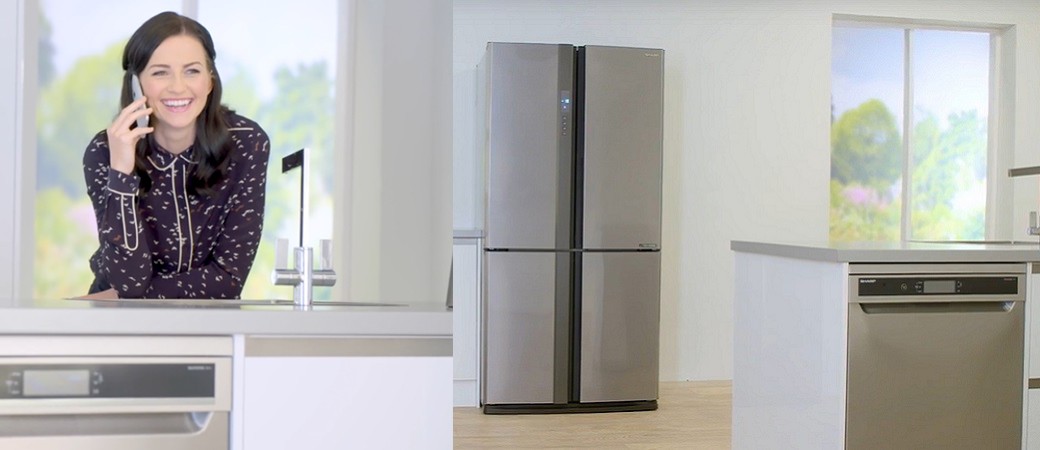 Lave-vaisselle, lave-linge, réfrigérateur 4 portes… Sharp fait ses gammes en silence Lave-vaisselle, lave-linge, réfrigérateur 4 portes… Sharp fait ses gammes en silence