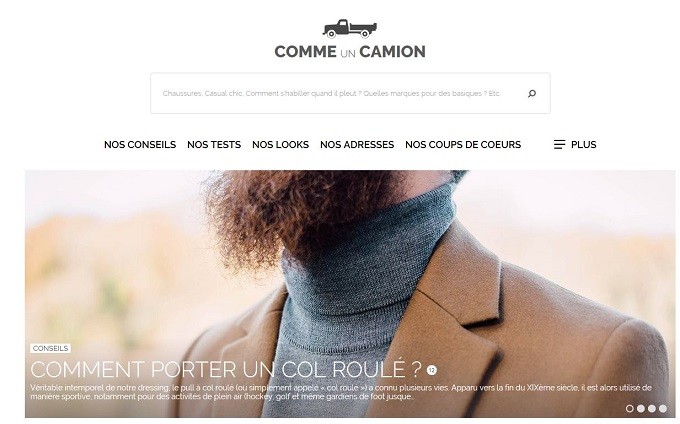 Comme un camion, le blog des hommes qui  ont du style sous le capot