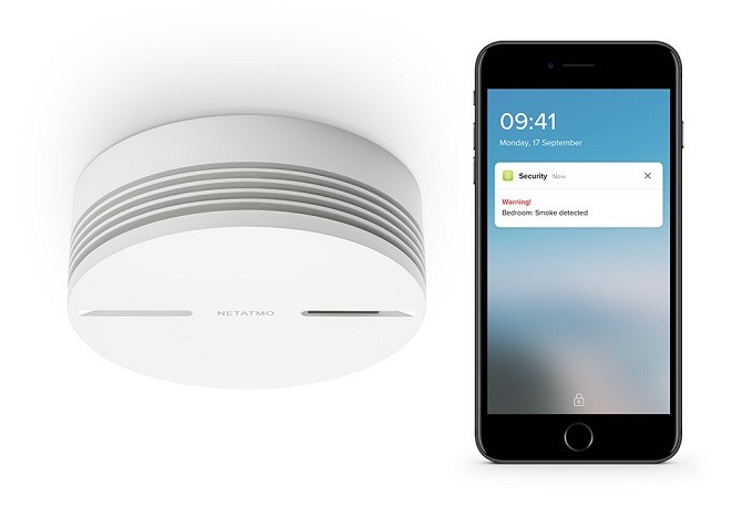 Détecteur de fumée Netatmo, connecté pour être alerté partout