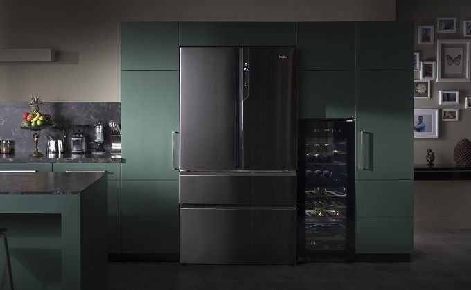 Réfrigérateur Congélateur Haier Iconic Black, l'élégance et la performance