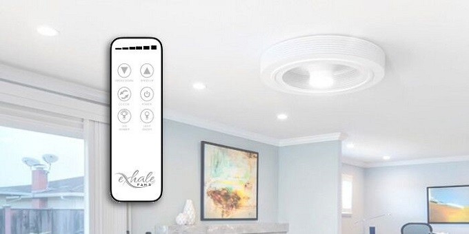 Exhale, le  ventilateur de plafond sans pales mais avec classe