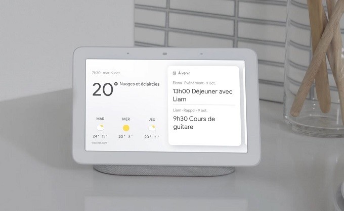 Google Nest Hub, l'assistant domestique pilotable à la voix et au doigt