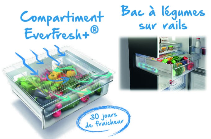 Réfrigérateur Beko Dark Inox, élégant et doué pour la conservation