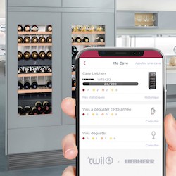 Twil et Liebherr proposent aux amateurs  de vin un service pour gérer leur cave