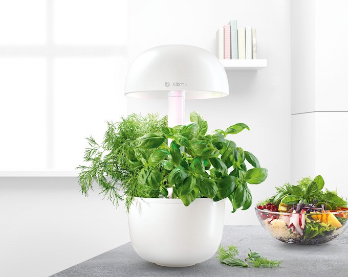 Bosch SmartGrow, un potager d’intérieur tout en rondeurs