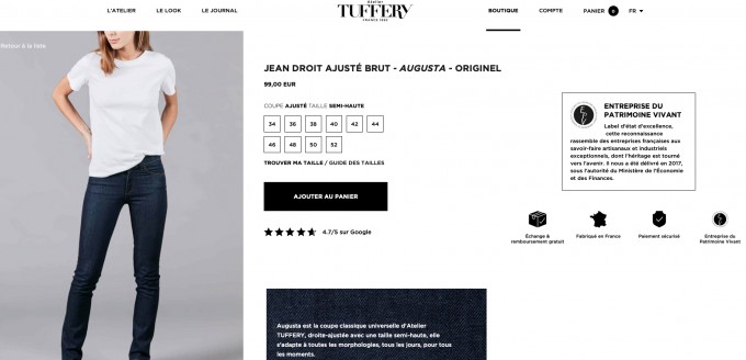 Atelier Tuffery, le jean fait en France qui se porte bien
