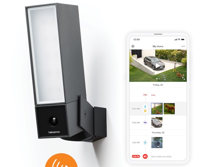 Camera extérieure intelligente Netatmo, et maintenant elle hurle