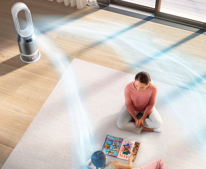 Dyson pure top humidify test