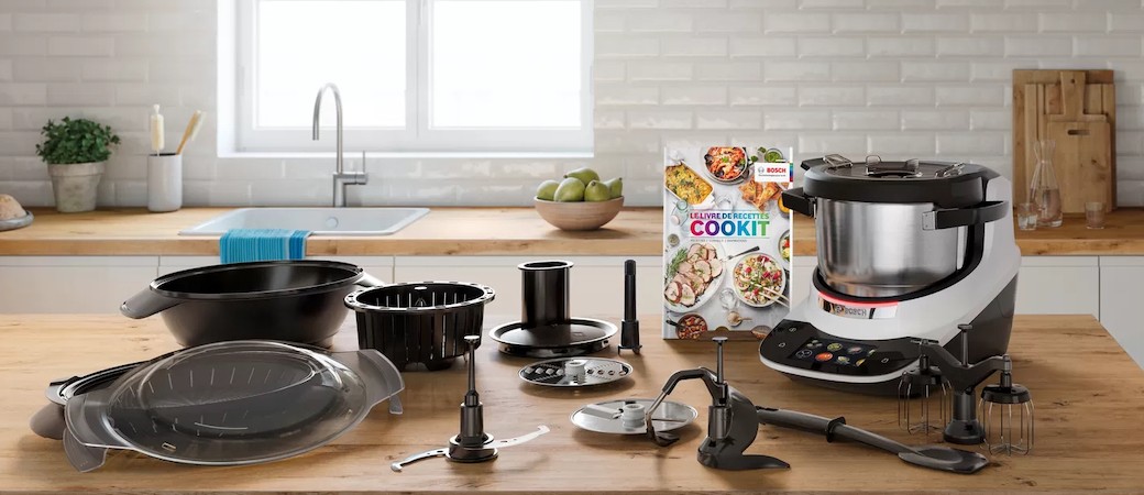 Robot cuiseur Bosch Cookit, 27 fonctions et une cuisson haute précision