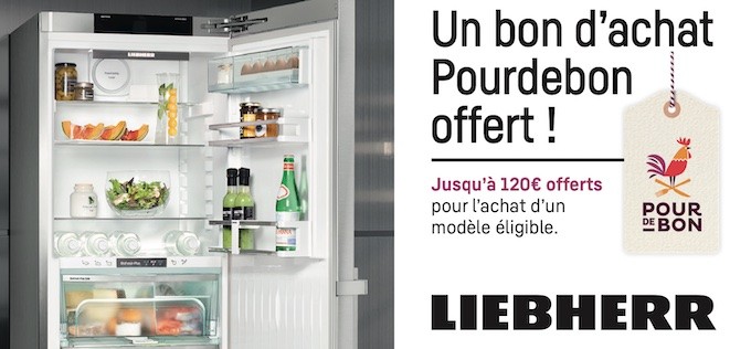 Liebherr et Pour de Bon, le Bien Conserver et le Bien Manger partenaires de l'été