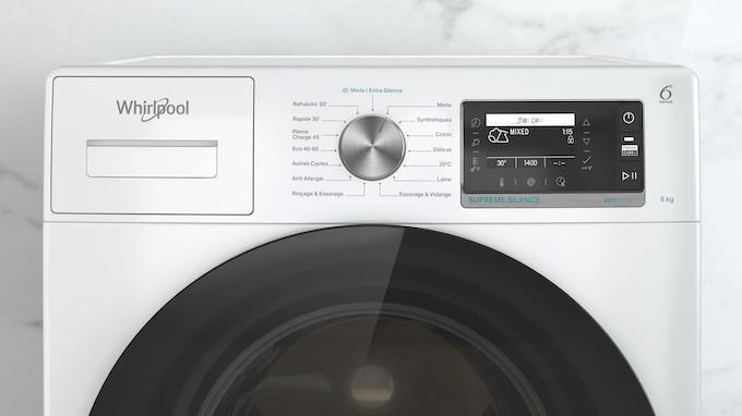 Lave-linge Supreme Silence : Whirlpool poursuit sa révolution silencieuse