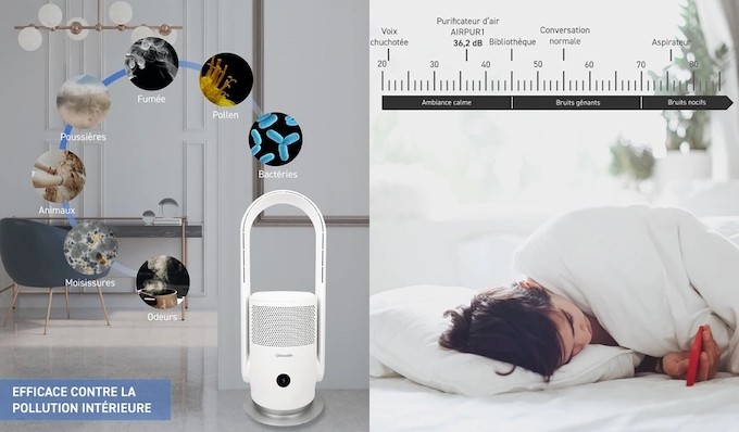 Climadiff AIRPUR1, le purificateur d’air paré pour les petites surfaces.