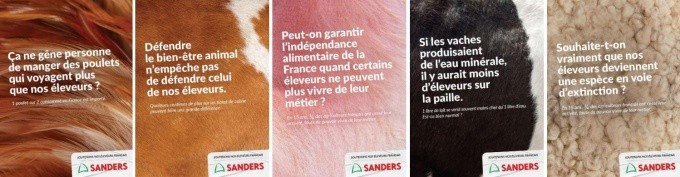 Sanders soutient les éleveurs français avec une campagne d’envergure