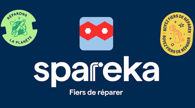 Changement de look pour Spareka, qui fait de la réparation une fierté