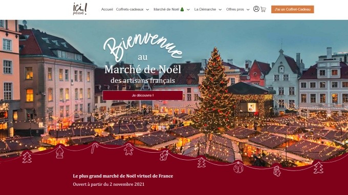 Visitez un marché de Noël 100% digital et Made in France