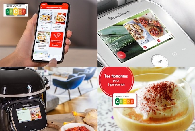 Moulinex intègre le Nutri-Score dans ses applications Cookeo et Companion