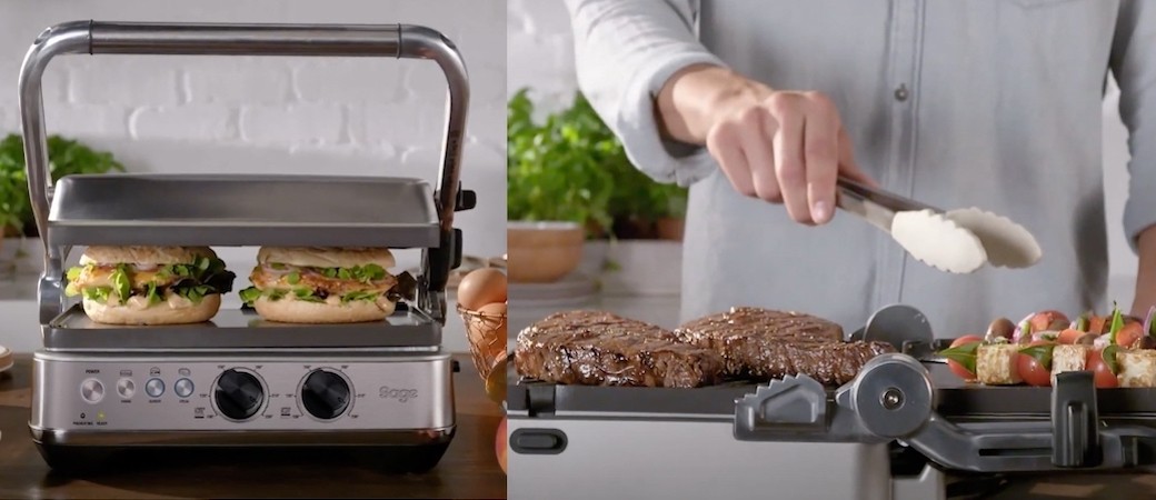 Test du BBQ & Press Grill  Sage, pour grillades, burgers et même les gaufres