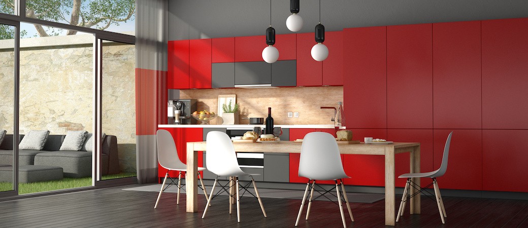Tendances couleur : comment aménager une cuisine en rouge ?