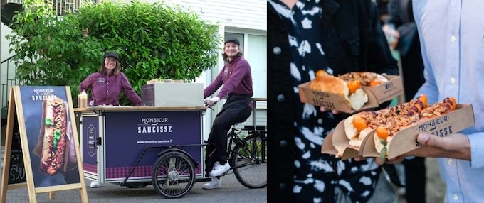 Monsieur Saucisse : les carrioles qui réinventent le hot dog 100% français