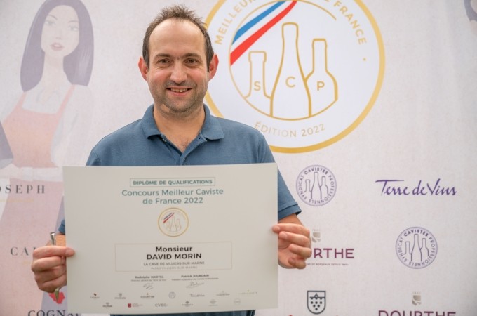 David Morin élu Meilleur caviste de France 2022