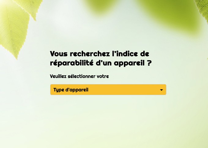 Réparabilité : enfin une plateforme qui regroupe les indices de tous les appareils