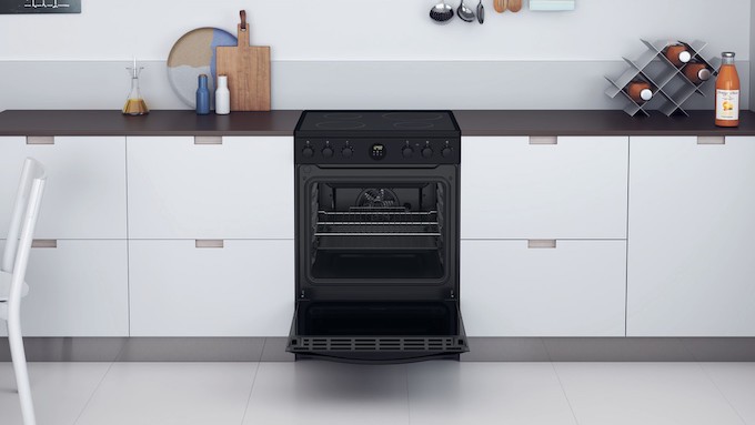 Avec ses nouvelles cuisinières, Indesit met le cap sur un nettoyage facilité