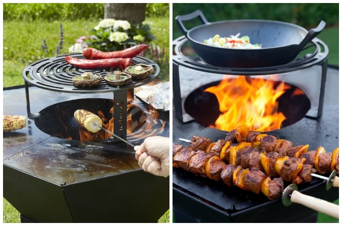 Barbecook Nestor, le barbecue qui se transforme en brasero ou plancha