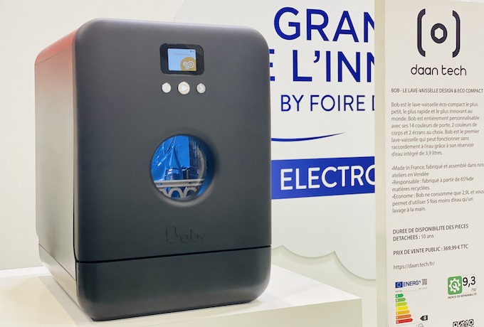 Daan Tech nominé au Grand Prix de l’Innovation 2023 pour son lave-vaisselle Bob éco-compact