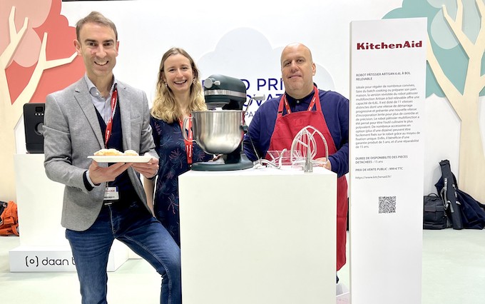 KitchenAid reçoit le Prix Gifam au Grand Prix de l’Innovation 2023 pour son robot pâtissier Artisan 5KSM70SHX