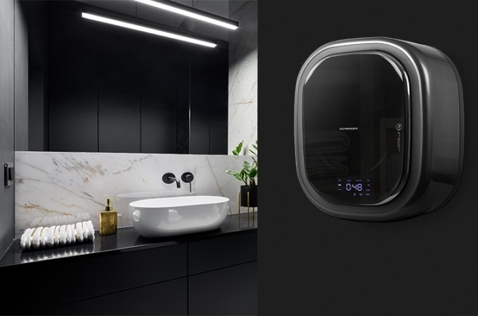 Schneider SCLL270MINI, le lave-linge qui s'accroche au mur pour un gain de place