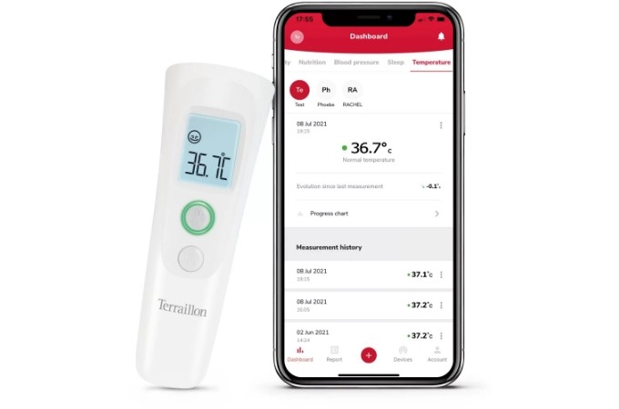 Thermosmart de Terraillon, un thermomètre connecté et sans contact pour toute la famille