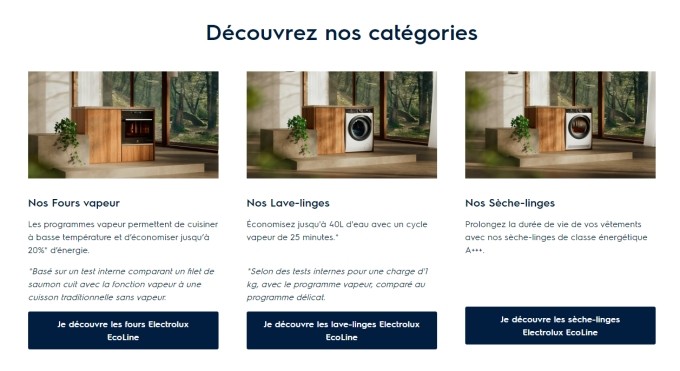 Avec EcoLine, Electrolux veut aider les consommateurs à mieux choisir leur électroménager
