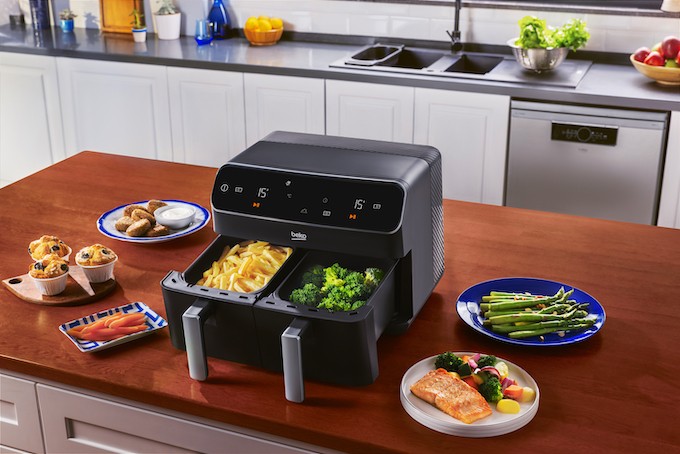 Beko lance  ExpertFry, sa première friteuse à air chaud  et à double cuve