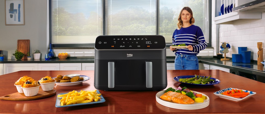 Beko lance  ExpertFry, sa première friteuse à air chaud  et à double cuve