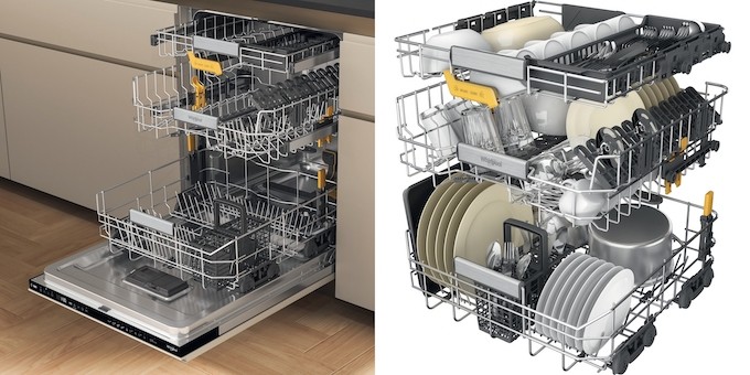 Avec son lave-vaisselle MaxiSpace, Whirlpool mise sur une grande capacité et plus de modularité