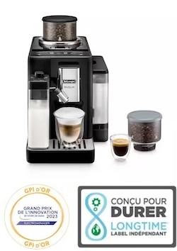 Rivelia De'Longhi, l'expresso broyeur qui change de café en un clic